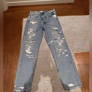AGOLDE 90’s Mid Rise Ripped jeans